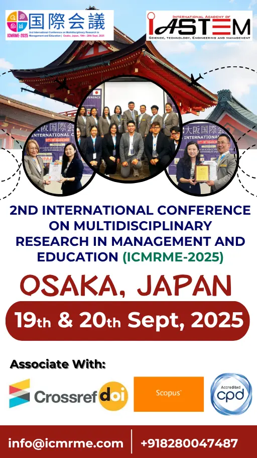Multidisciplinary Research in Management and Education 1一分钟实时查询168极速赛车官方最新的2025赛果直播历史数据走势记录 Conference in Japan